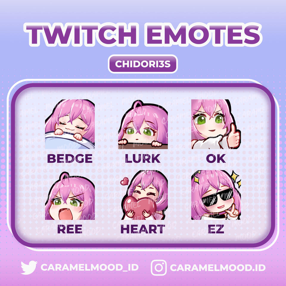 6 emotes bundle 24$ 22$